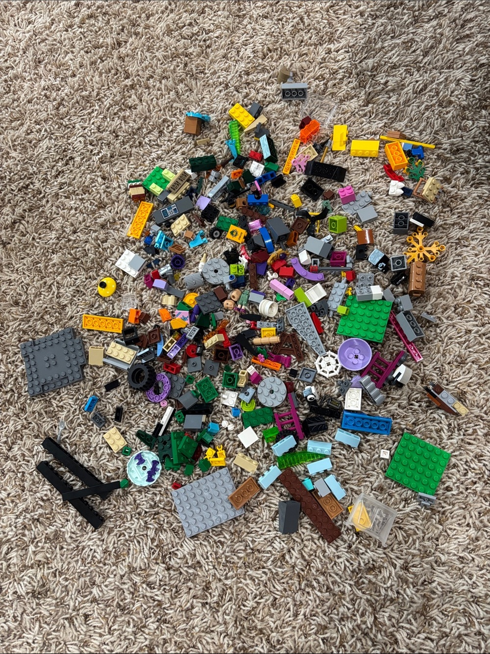 Assorted Loose Building Blocks - Multicolor Mix Lego brand